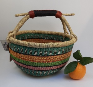 African Bolga Market Basket Large 06